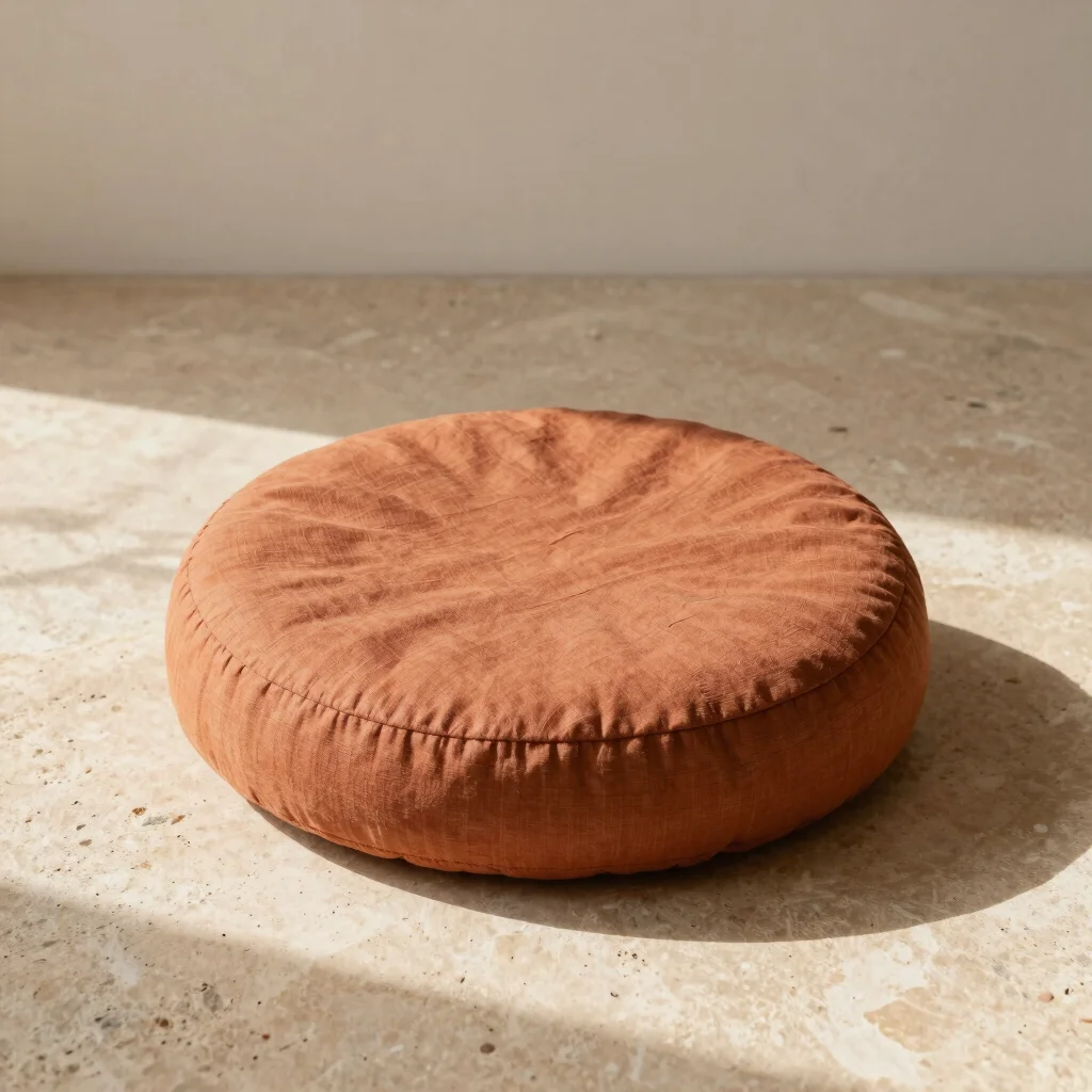 Organic Linen Meditation Cushion